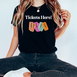 Event Volunteer Jersey Tee: Buffalo Events, 50/50 Raffle Ticket Design