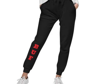 Buffalo Joggers, Unisex fleece sweatpants, Buffalo Apparel