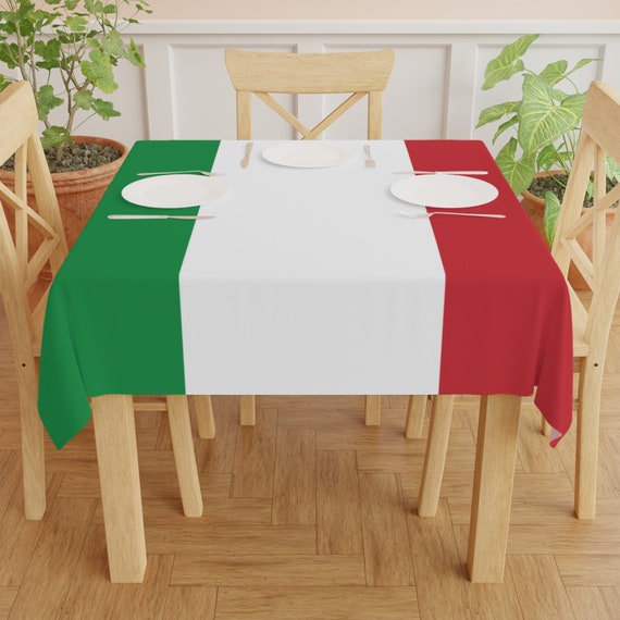 Italienische Flagge Tischdecke: Italienische Thema Party Dekor