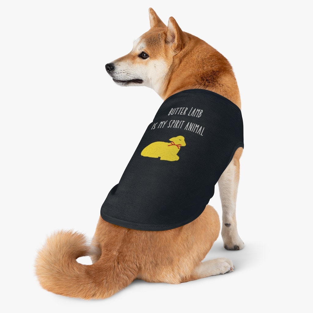 Butter Lamb Dog Shirt Polish Easter Pet Tank Top