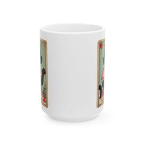 Cat Lady Tarot Card Ceramic Mug: Anti-Trump Political Statement image 6