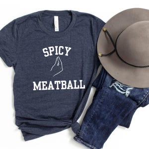 Comida italiana, comidas italianas, almôndega, camiseta de manga curta unissex, gesto de mão italiano