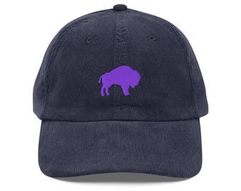 Gorra de pana Purple Buffalo Vintage