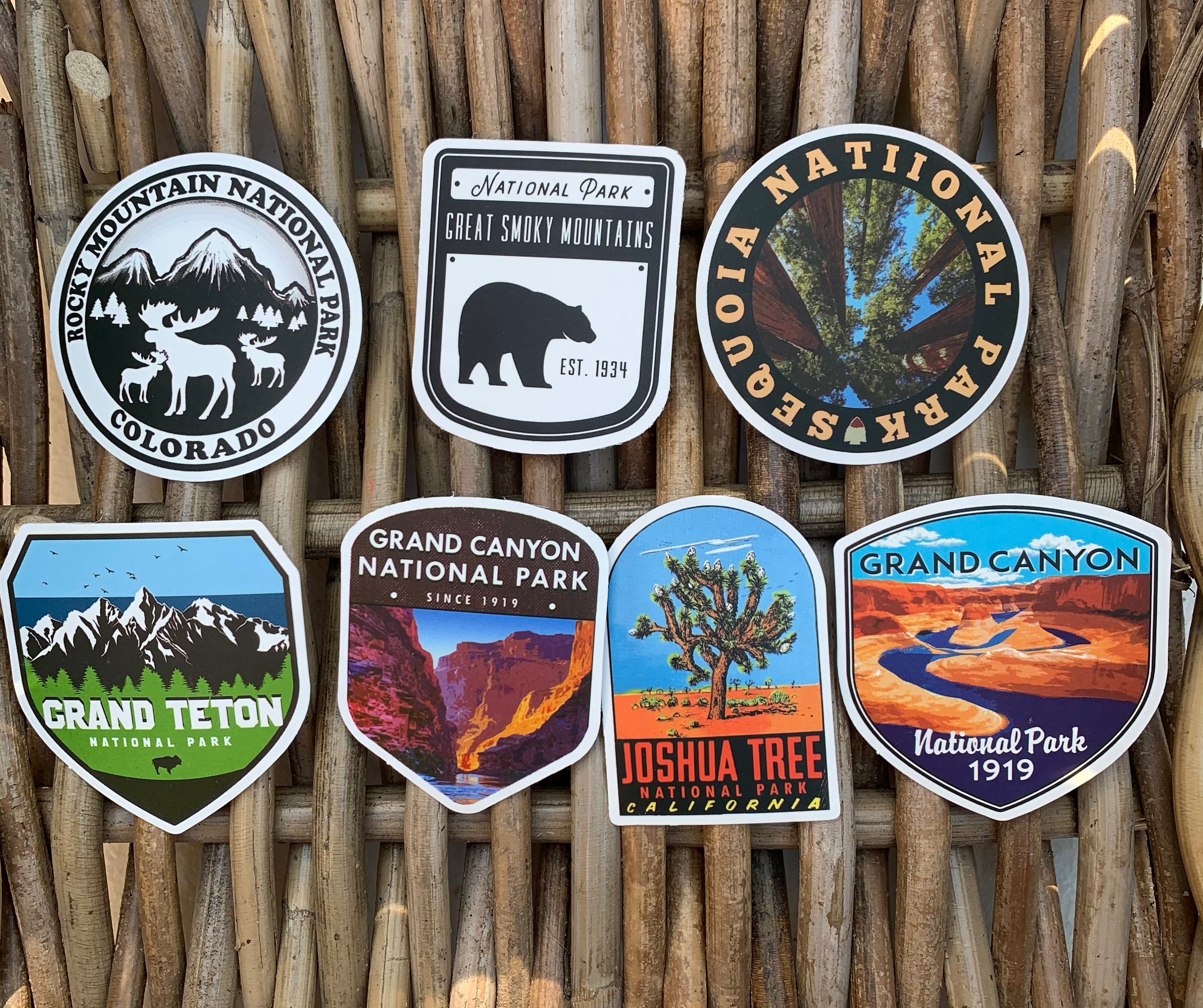 National Parks Part 2 20 travel stickers pack Etsy