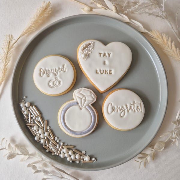 Personalised Engagement Biscuits