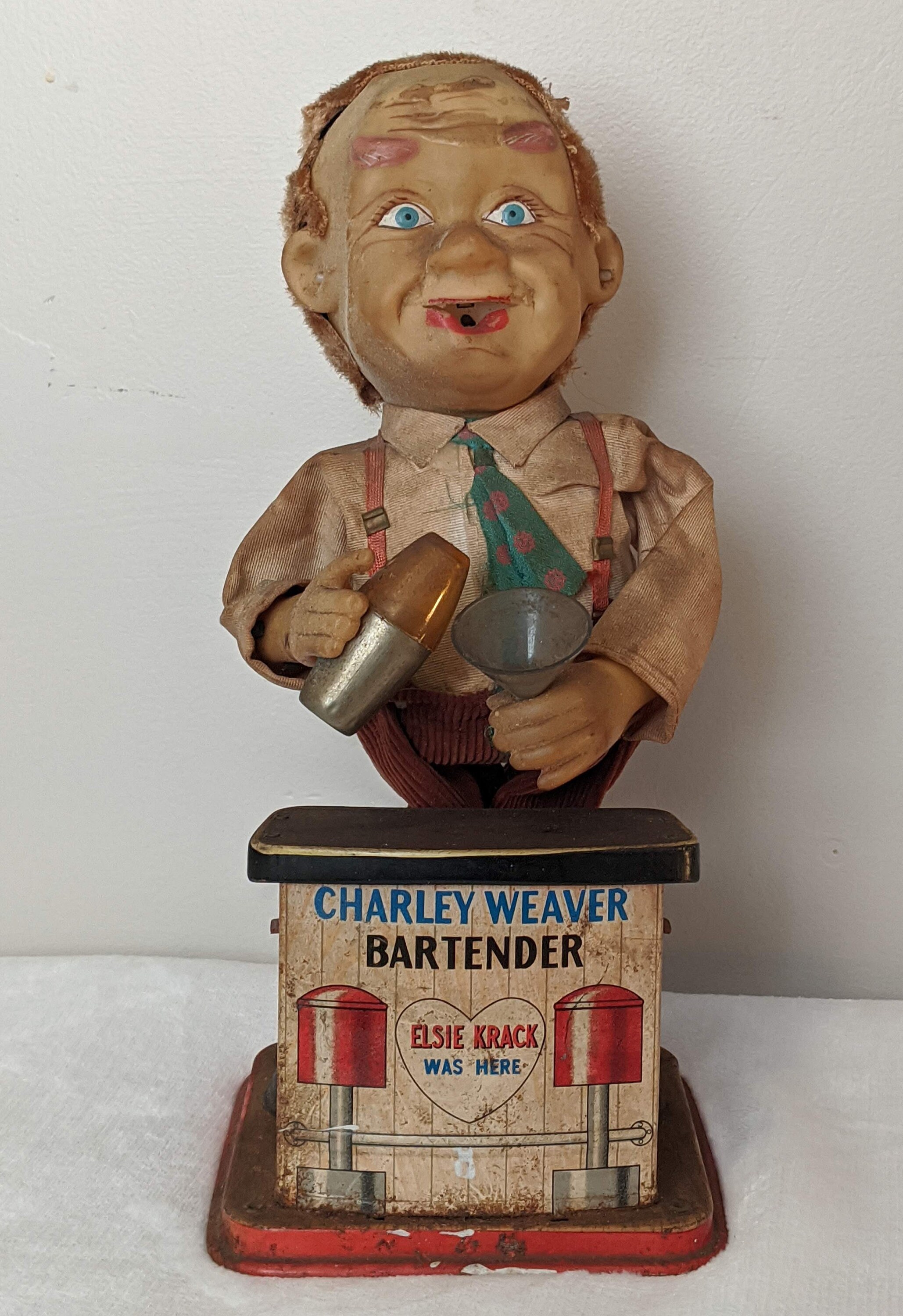 bartender monkey toy