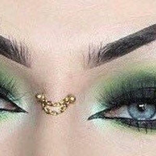 Stainless Steel Bridge Piercing Chain - Custom Length