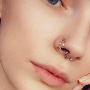 Nose ring chain, nose piercing chain, nose chain, nostril chain, septum piercing jewellery, nose piercing chain, nose piercing, nose ring