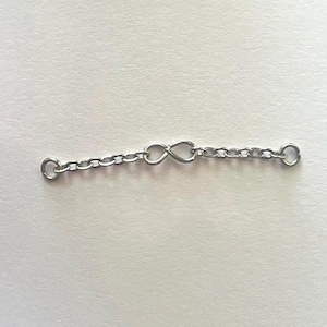 Infinity Stainless Steel Nose Chain: Double Nostril Piercing Jewelry