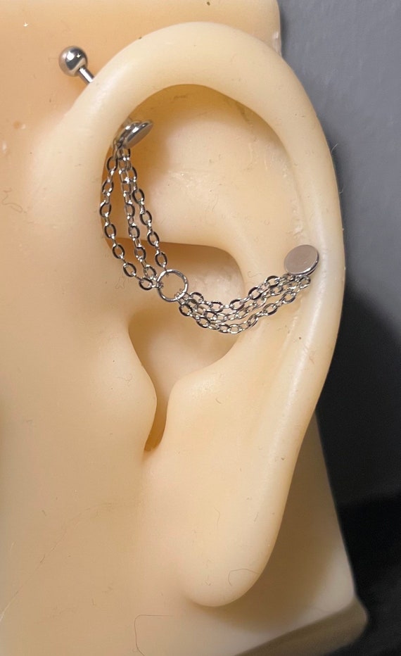 Hanging ear piercing online