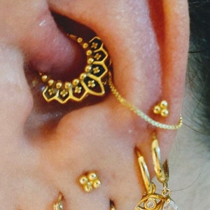 Chaîne de conque, chaîne box, chaîne de piercing d'oreille, piercing de conque/conque/bijoux de piercing, chaîne d'oreille, chaînes de conque, bijoux de conque