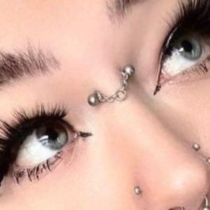 O ring Bridge piercing chain, bridge piercing Jewellery,nose chain, bridge chain, piercing chain, piercing jewellery, bridge piercing