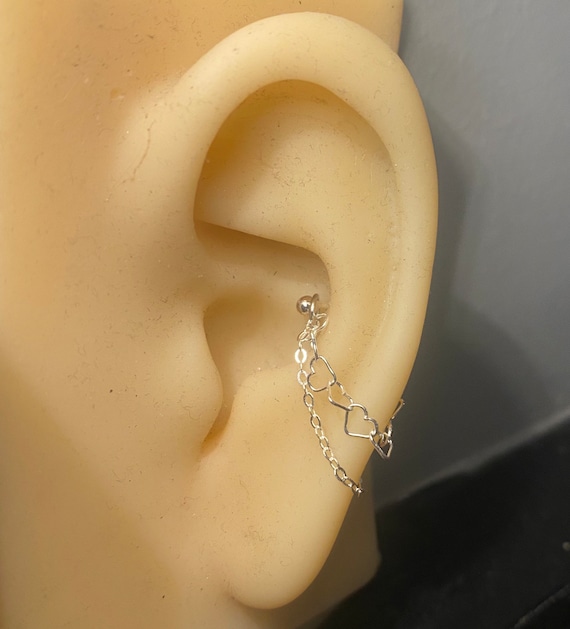 Chaîne de conque de style 2 piercing de conque chaîne - Etsy France