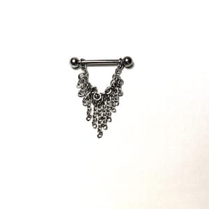 Fringed Nipple chain •chain only• nipple chain, nipple jewellery, piercing jewellery, piercing chain, nipple piercing chain, nipple bar