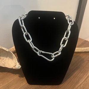 Chunky chain, choker chain, punk, goth, soft goth, trending, stainless steel chain, chunky chain necklace, unisex chain, chunky necklace