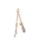 Beaded Piercing Dangle Chain: Hypoallergenic Stainless Steel Accessory