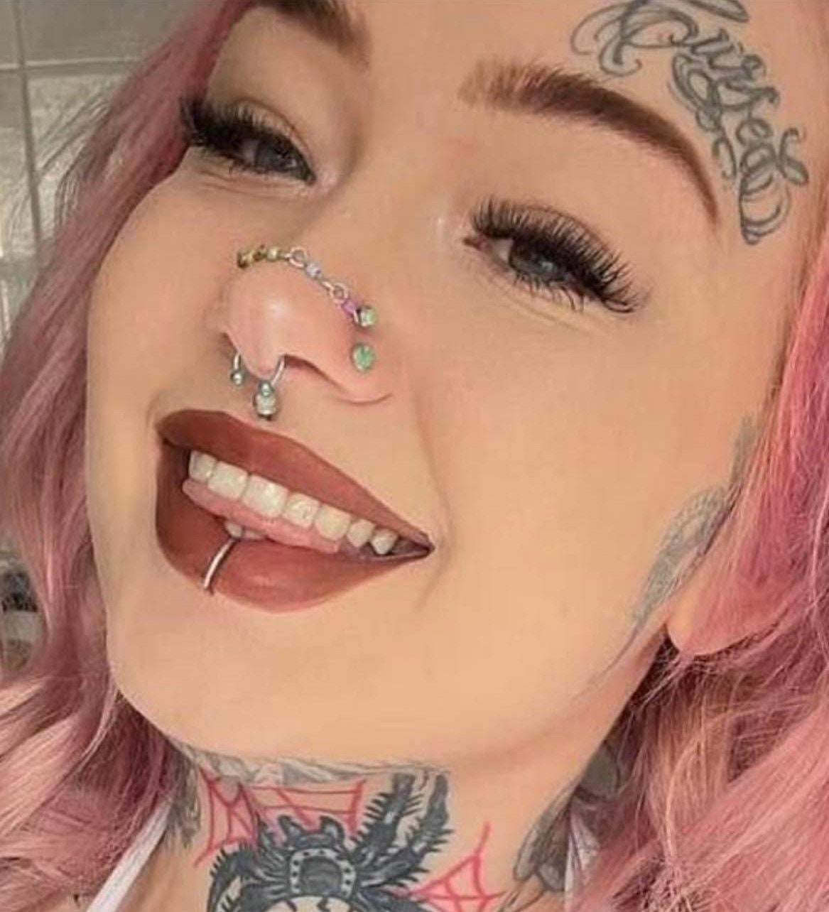Paired nostril cheap piercing
