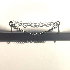 Fake Nose Chain: Stainless Steel Nose Cuffs, No Piercing Needed