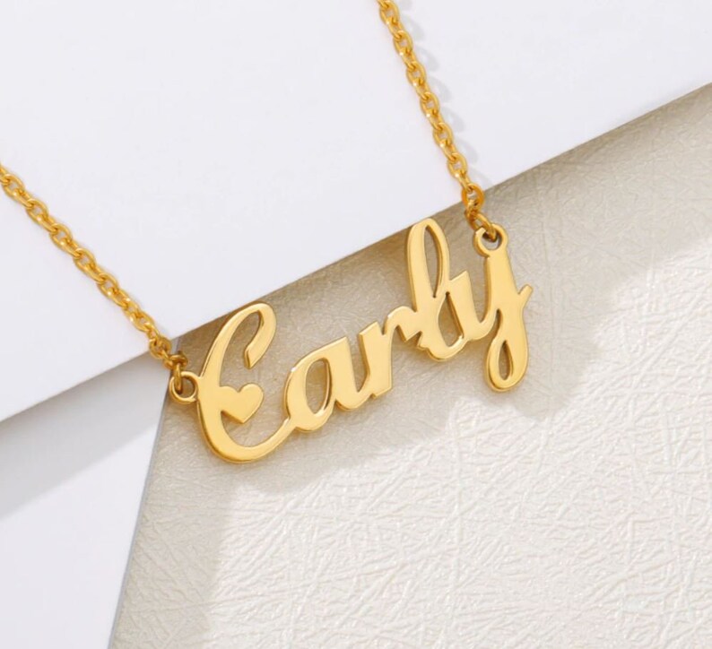 Personalized Baby Name Necklace Customize Necklace with Etsy