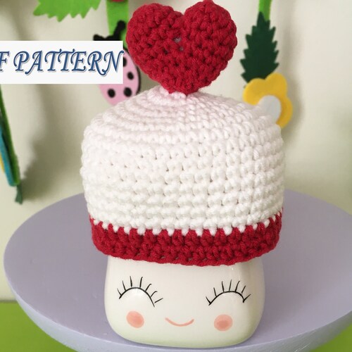 CROCHET PATTERN Marshmallow Mug Lemon Hat Pdf Pattern Hat Etsy