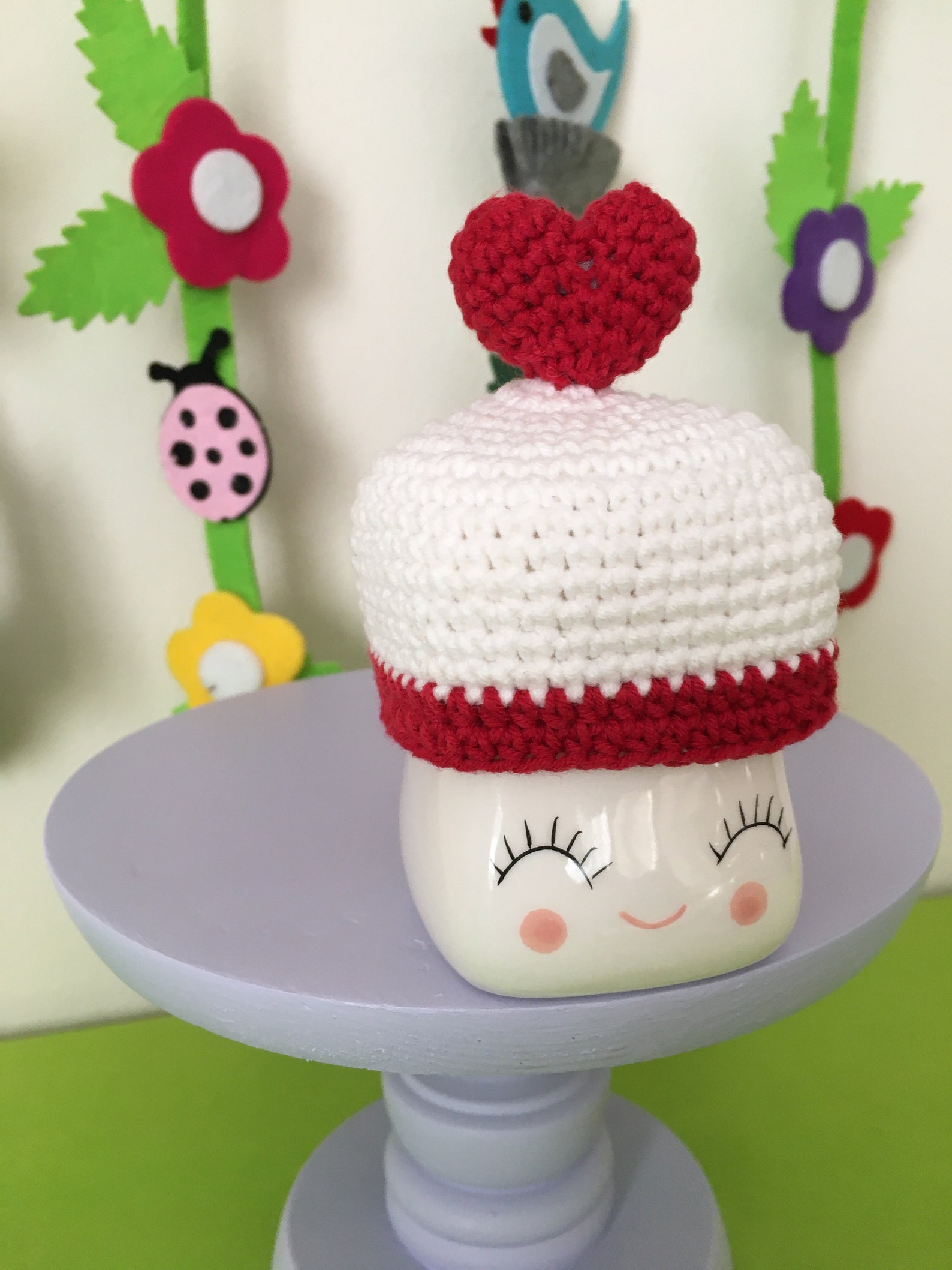 CROCHET PATTERN Marshmallow Mug Hat Pdf Pattern Hat Pattern Etsy