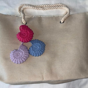 Seashell Bag Charm Crochet Pattern: Beginner-Friendly (PDF Pattern, US Terms)