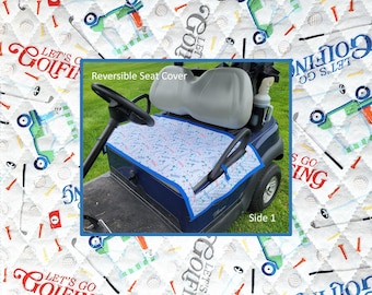 Golf Cart Seat Cover - Reversible Sewing Pattern - Etsy