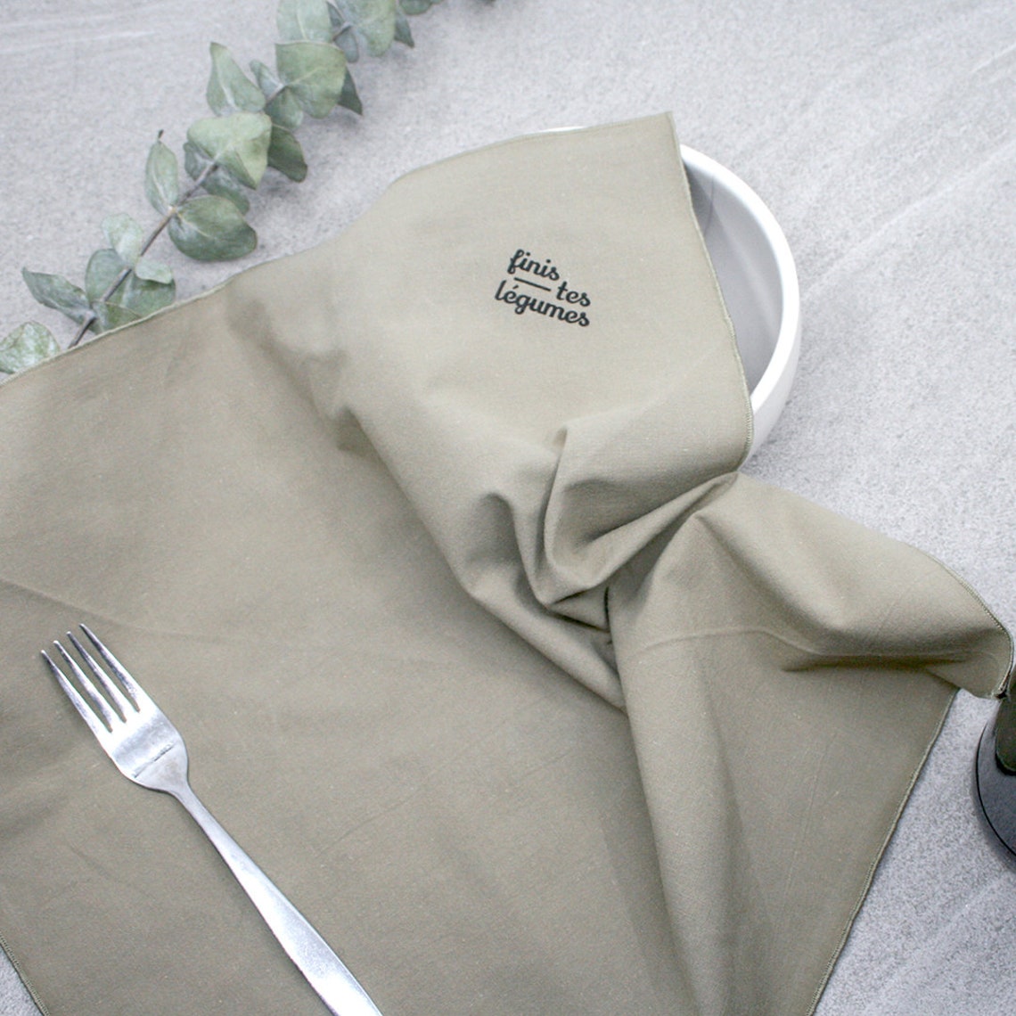 2 Cloth Napkins Washable and Reusable. Screen Printed in Etsy