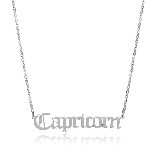 Capricorn Zodiac Star Sign Necklace 
