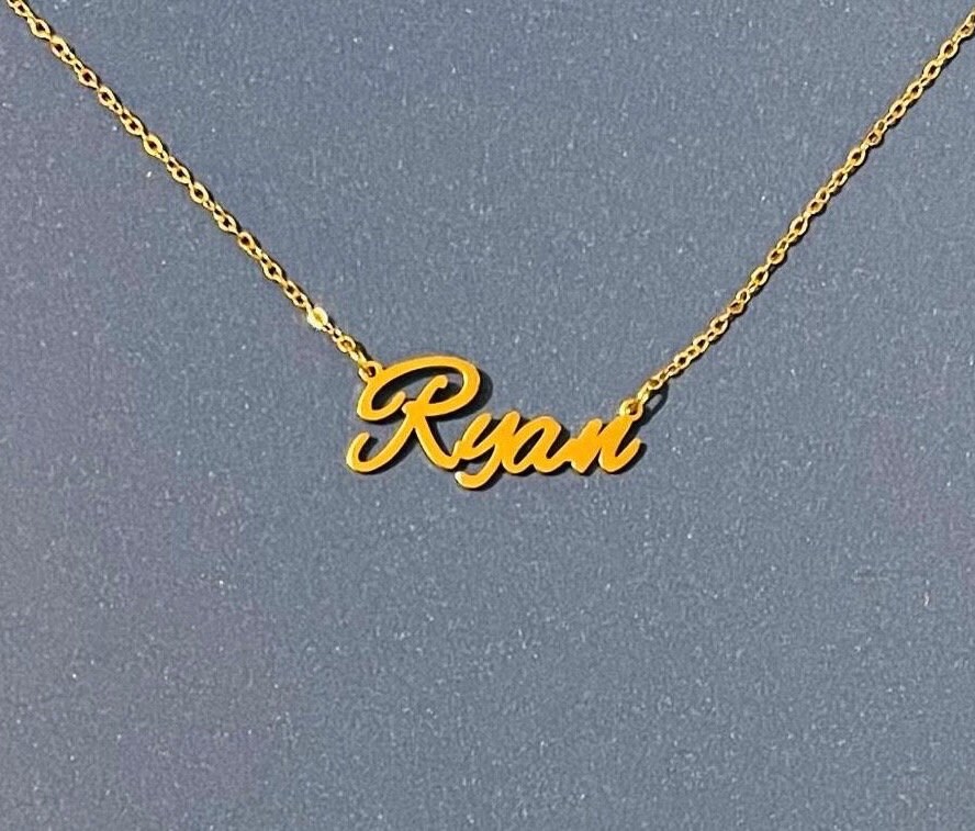 Ryan name shop necklace