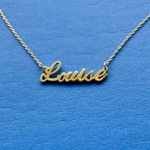 Louise name best sale necklace