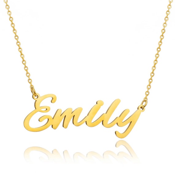 Emily gold necklace deals