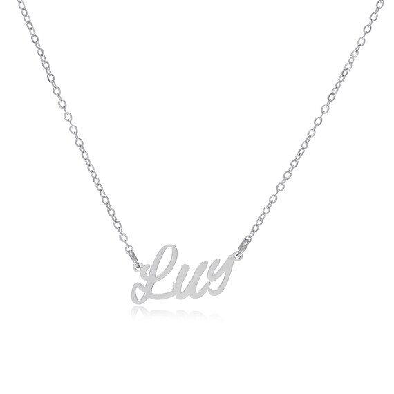 Lily Name Necklace Stainless Steel in 