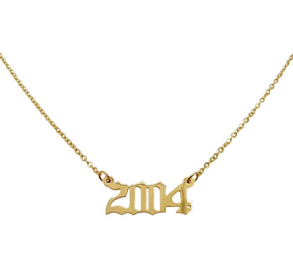 2004 Year Necklace - Etsy