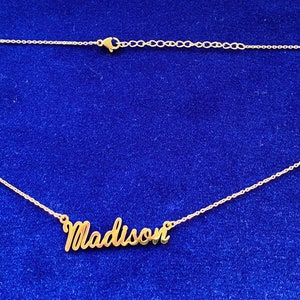 Madison name necklace Clearance