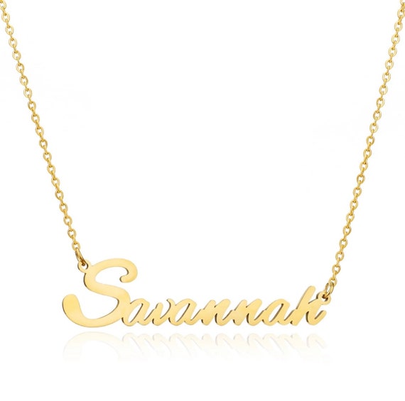 Savannah name best sale necklace
