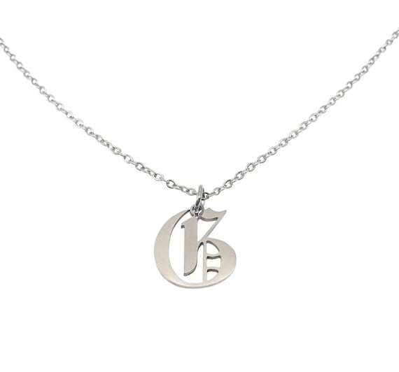 ChloBo Silver Iconic G Initial Necklace Argento.com