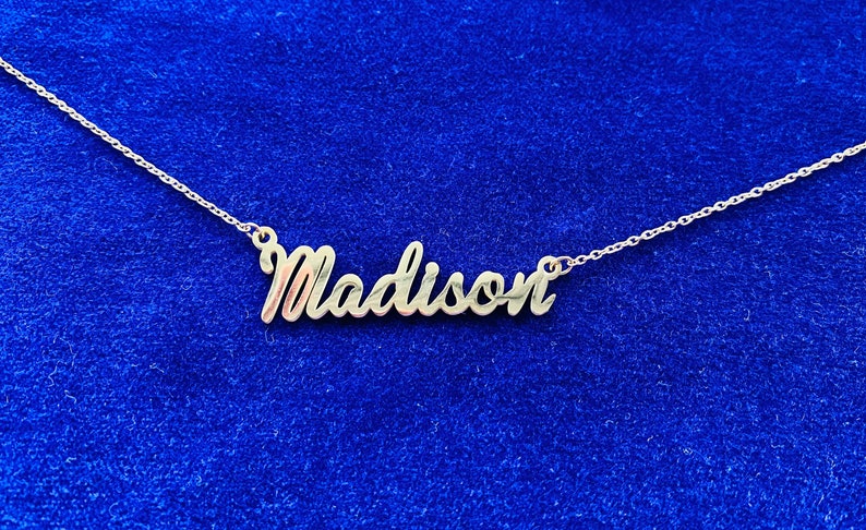 Madison name necklace Clearance