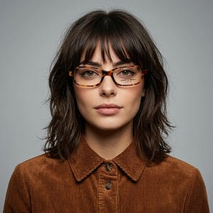 Gafas rectangulares Alain Mikli par Mikli Paris, hechas a mano en Francia. Montura óptica color ámbar carey. Gafas graduadas para mujer. Nuevas sin usar.