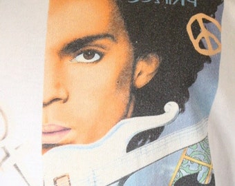 Prince fan collectors vintage 90s sweatshirt. Massive spell out 'Symbol' in song title graphic. Baggy crew neck pullover. Round neck jumper
