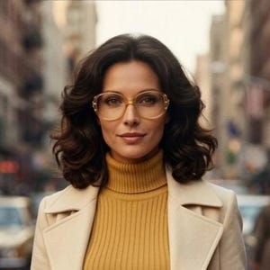 Christian Dior 70s vintage big round eye glasses made in Austria. Brown Optyl optical frames with distinctive logo. Prescription RX. NOS
