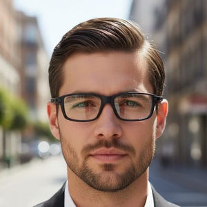 Tag Heuer rectangular eye glasses. Patented design made in France. Solid acetate optical frame with flexible rubber arms. Prescription RX