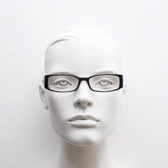 Prada 90s vintage eye glasses. Black acetate sati… - image 9