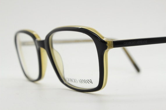Giorgio Armani rectangular eye glasses made in It… - image 1