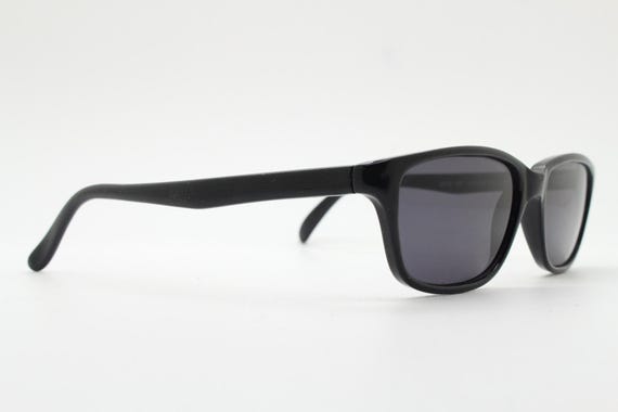 Vintage 90s slim rectangular modified wayfarer de… - image 9
