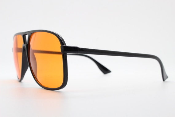 Y2K vintage square aviator sunglasses. Classic 70… - image 7