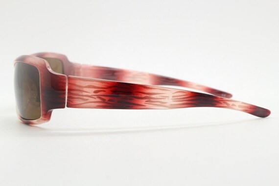 Vintage rectangular shield sunglasses. Transparen… - image 6