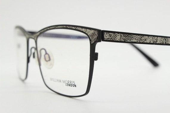 William Morris London rectangular eye glasses. Bl… - image 1