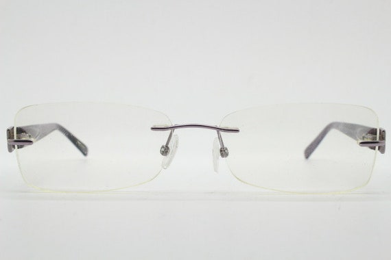 Givenchy rectangular frameless eye glasses made i… - image 3