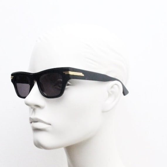 Bottega Veneta Thick Flat Top Cat Eye Sunglasses Made in